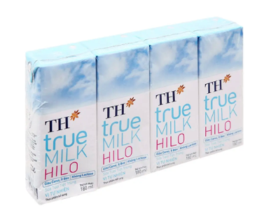 Sữa tươi tiệt trùng TH Hilo tự nhiên 4x180ml