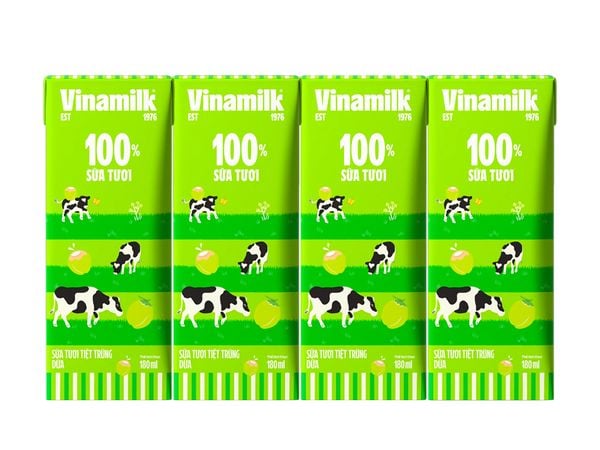 Sữa tươi tiệt trùng Vinamilk 100% dừa 4x180ml