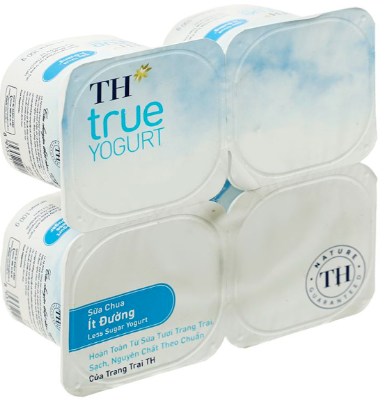 Sữa chua ăn TH ít đường 4x100g