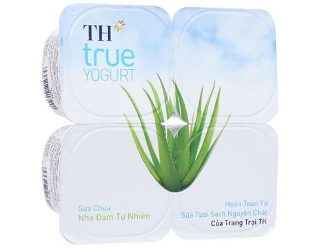 Sữa chua ăn TH True Yogurt nha đam 4x100g