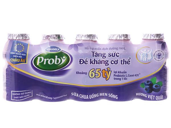 Sữa chua uống Probi việt quất 5x65ml