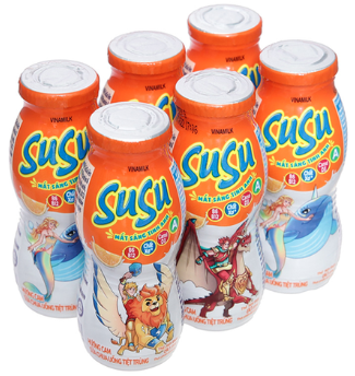 Sữa chua uống SuSu cam 6x80ml