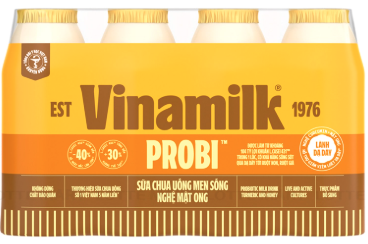 Sữa chua uống VNM Probi mật ong nghệ 4x130ml
