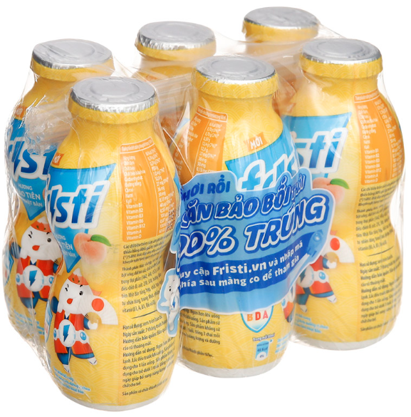 Sữa dinh dưỡng Fristi đào tiên 6x80ml