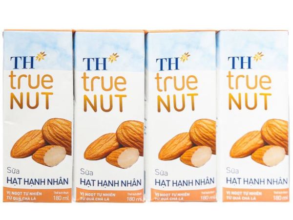 Sữa hạt hạnh nhân TH 4x180ml
