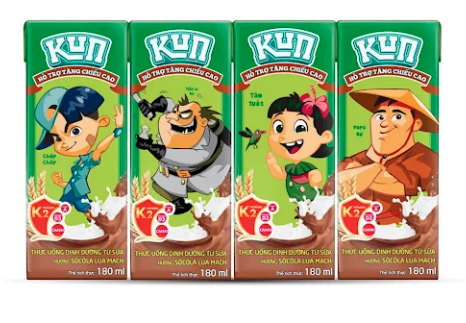 Sữa Kun cacao 4x180ml