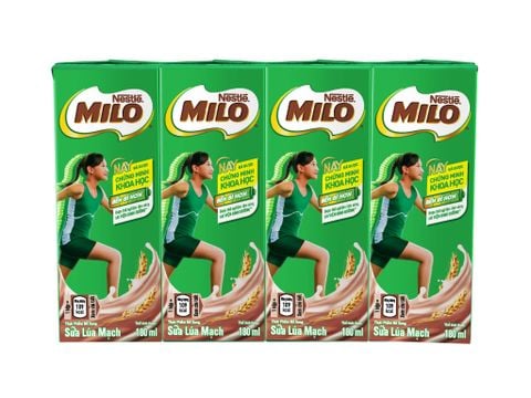 Sữa lúa mạch Milo 4x180ml