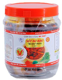 Sốt bò kho hũ 65g