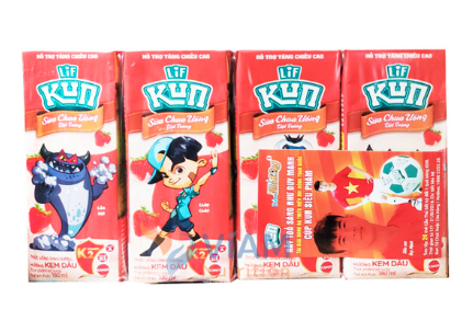 Sữa chua uống Kun dâu 4x110ml