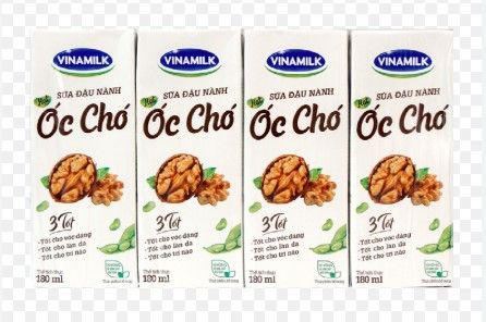 Sữa đậu nành VNM hạt óc chó 4x180ml