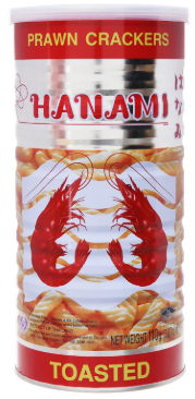 Snack Hanami tôm lon 110g