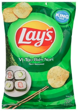 Snack khoai tây Lays tảo nori 54g