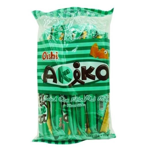 Snack Oishi Akiko que nhân phô mai 140g