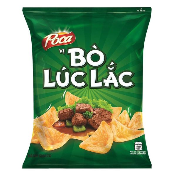 Snack Poca vị bò lúc lắc 30g