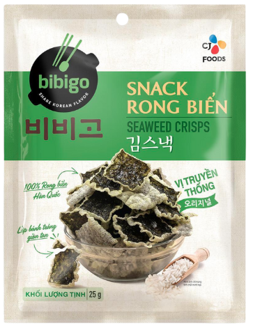 Snack rong biển CJ truyền thống 25g