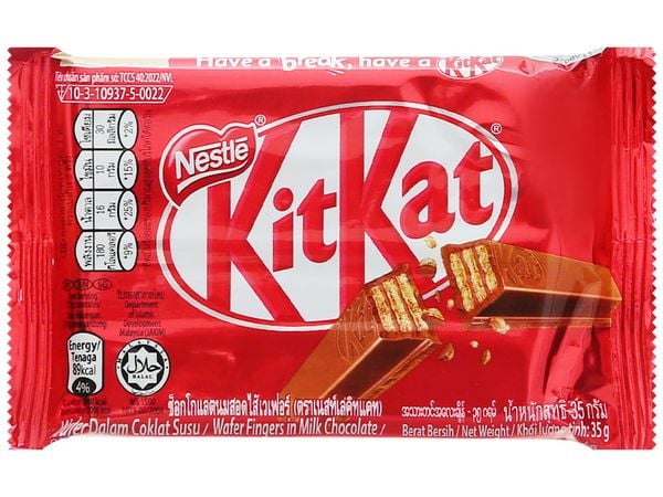 Socola Kitkat thanh 4F 35g