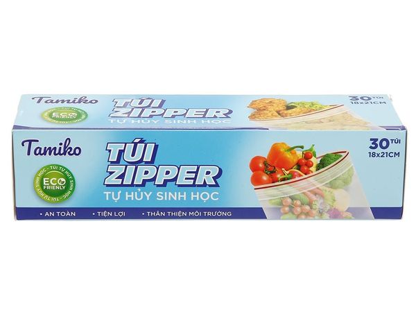 Túi Zipper tự hủy sinh học size XL