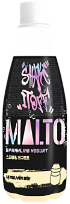 Thức uống dinh dưỡng sữa chua có gas Malto nguyên bản 340ml