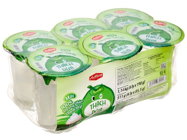 Thạch dừa 6x190g