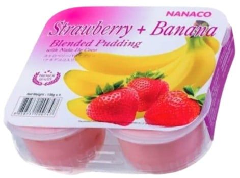 Thạch pudding dừa dâu chuối 108g
