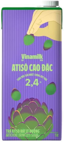 Trà Atiso cao đặc rất ít đường Vinamilk 1L