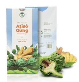 Trà Atiso gừng cao cấp hộp 40g