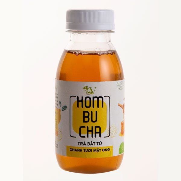 Trà Kombucha chanh mật ong chai 330ml