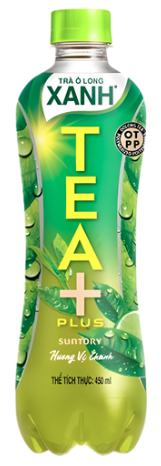 Trà Olong xanh tea plus 450ml