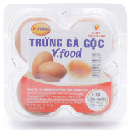 Trứng gà gộc 4 trứng/hộp