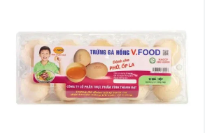 Trứng gà hồng 10 trứng/hộp