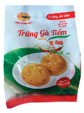 Trứng gà tiềm cay 2 trứng/gói