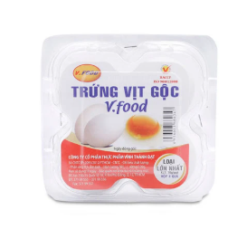 Trứng vịt gộc 4 trứng/hộp