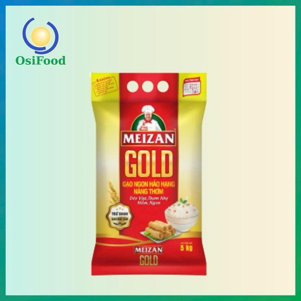 Gạo Meizan gold hảo hạng ngon thơm 5kg