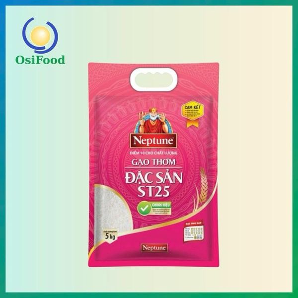 Gạo thơm đặc sản Neptune ST25 5kg