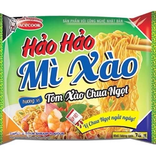 Mì gói Hảo Hảo xào khô tôm chua ngọt 75g