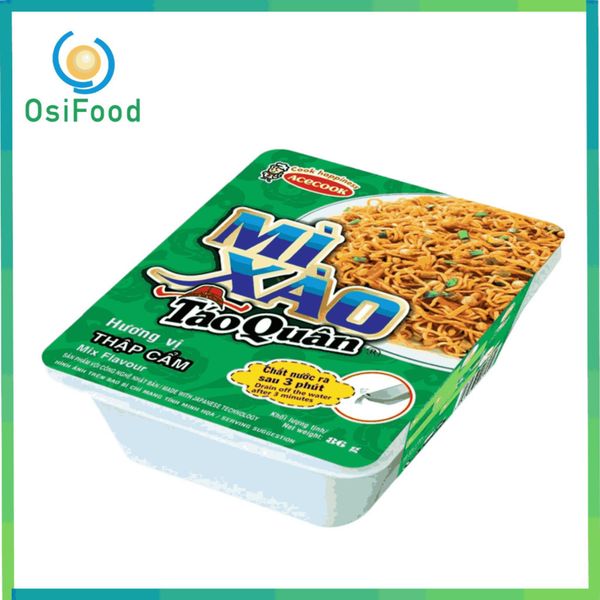 Mì  Xào Táo Quân Thập Cẩm 85Gr (18 Tô)_Thùng