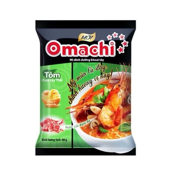 Mì Omachi tôm chua cay gói 78gr