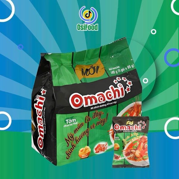 Mì Omachi tôm chua cay gói 78gr