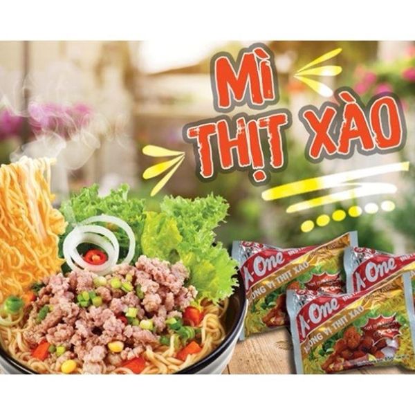 Mì A.One thịt xào 85g - OsiFood điểm đến mỗi ngày !
