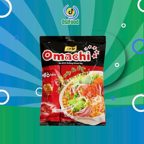 ￼Mì Omachi Xốt Bò Hầm Gói Gói x 80g