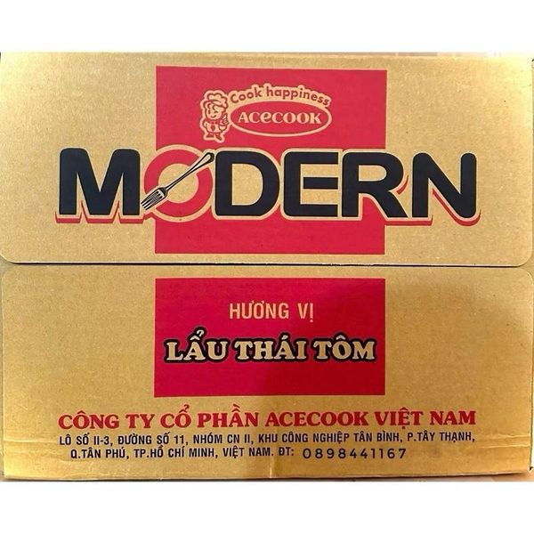 Mì ly modern vị LẪU THÁI TÔM thơm ngon