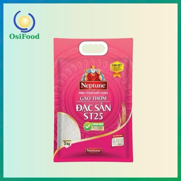 Gạo thơm đặc sản Neptune ST25 5kg