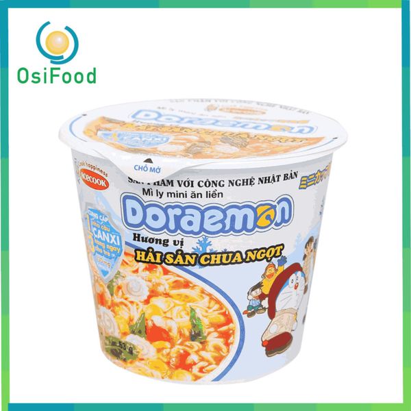 Mì Mini Doraemon Hải Sản Chua Ngọt 53Gr (12 LY)_Thùng