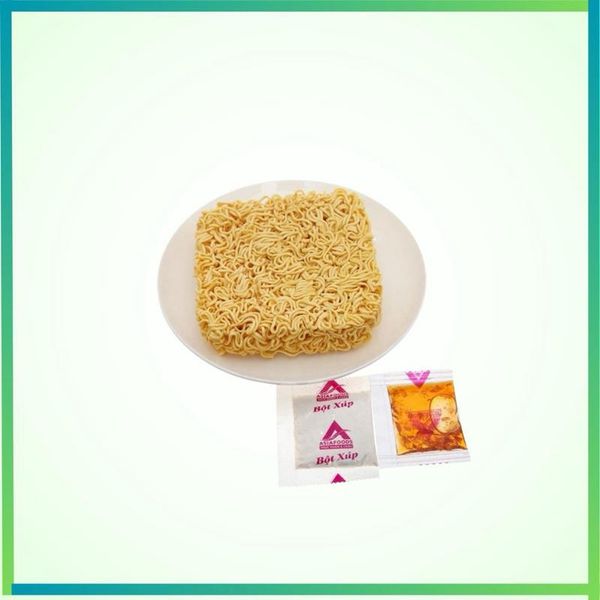 Mì Gấu đỏ chay rau nấm 63gr 30gói/Thùng - Sợi mì cải tiến dai giòn chính hiệu