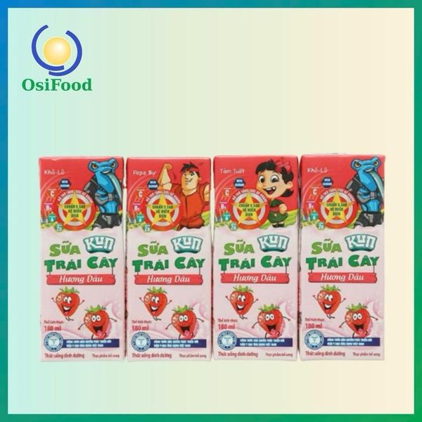 Sữa chua uống Kun dâu 4x180ml