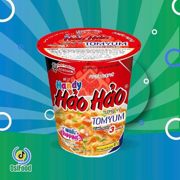 Mì ly Handy Hảo Hảo Tomyum 67g - OsiFood