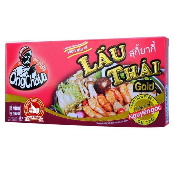 Viên gia vị lẩu thái Ông Chà Và Gold 126g