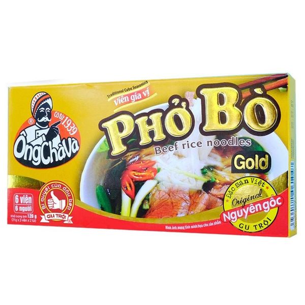 Viên gia vị phở bò Ông Chà Và Gold 126g