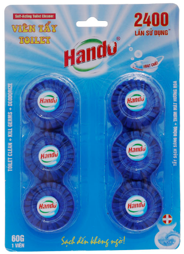 Viên tẩy vệ sinh toilet Hando 6 viên