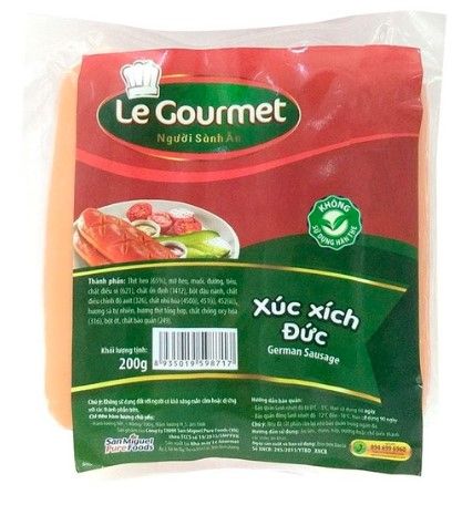Xúc xích Đức Legourmet 10cm 200g